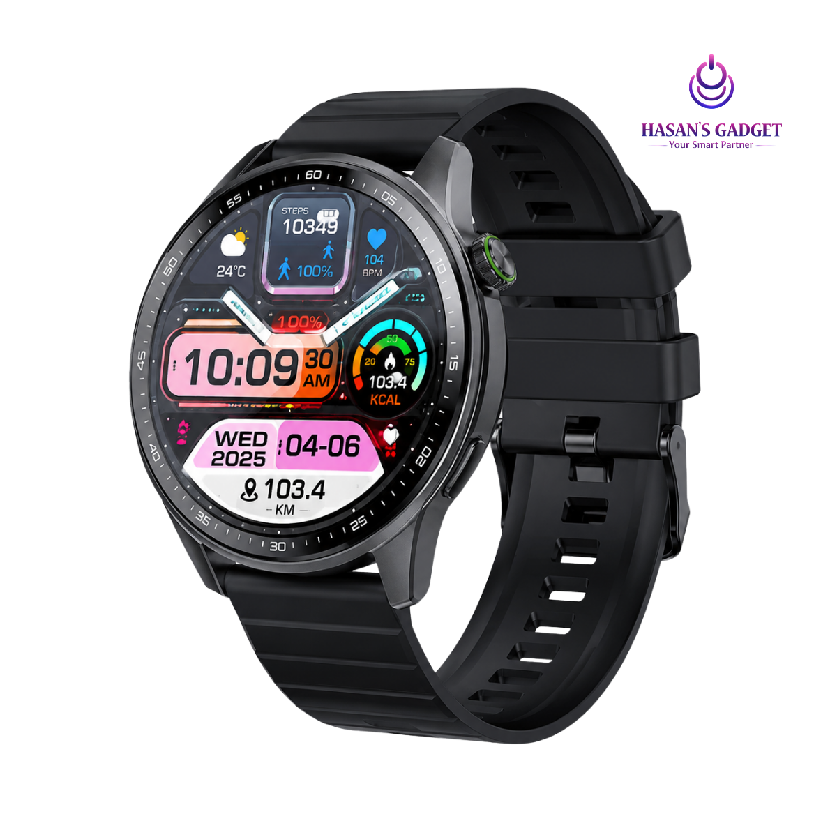 Oraimo Watch Nova 2R Lite (OSW-824) Smart Watch with 1.43-inch AMOLED Display, Bluetooth Calling and AI Watch Faces